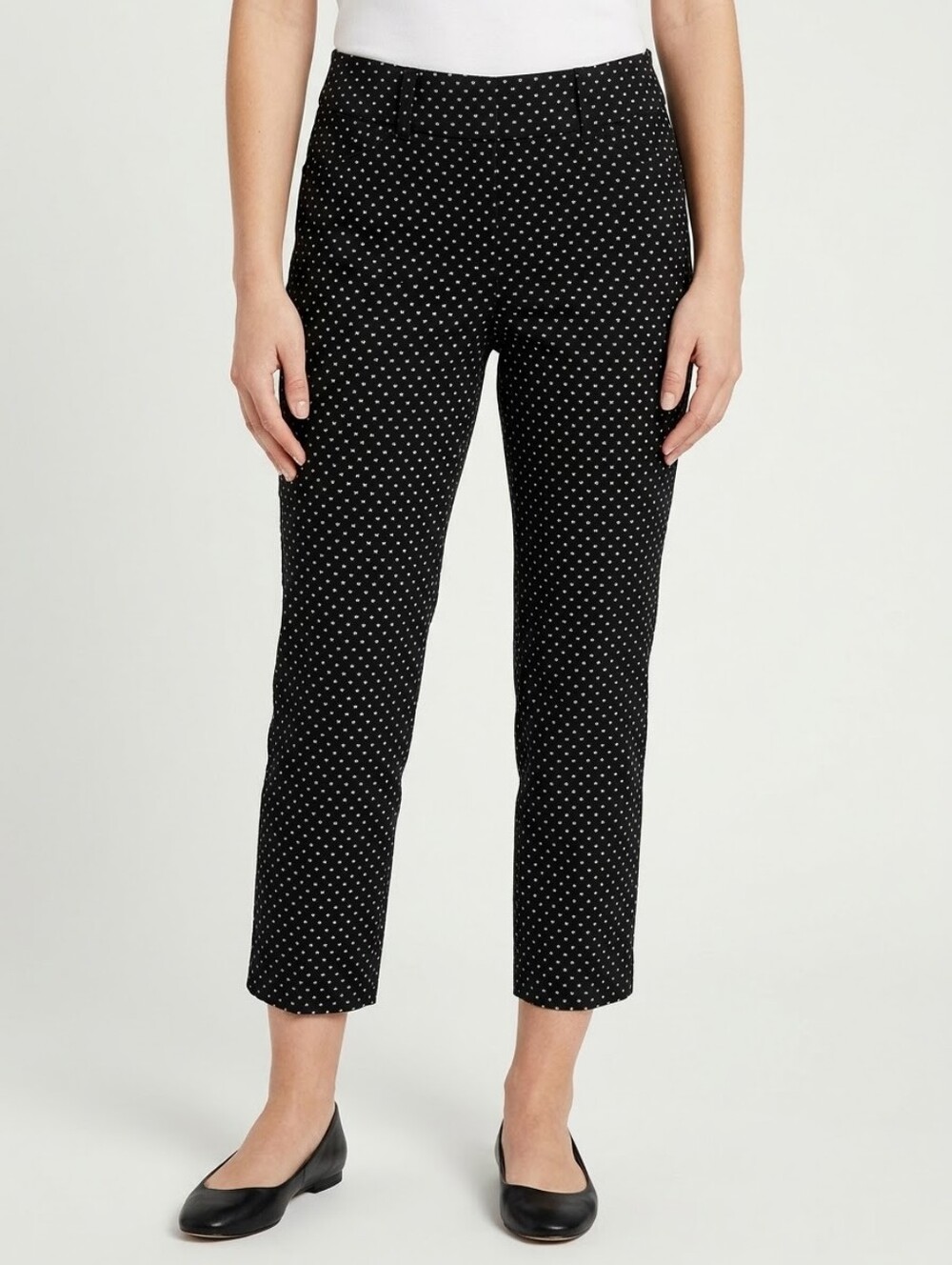 Reitmans The Iconic Star Print Pull-on Ankle Pants | Size 8